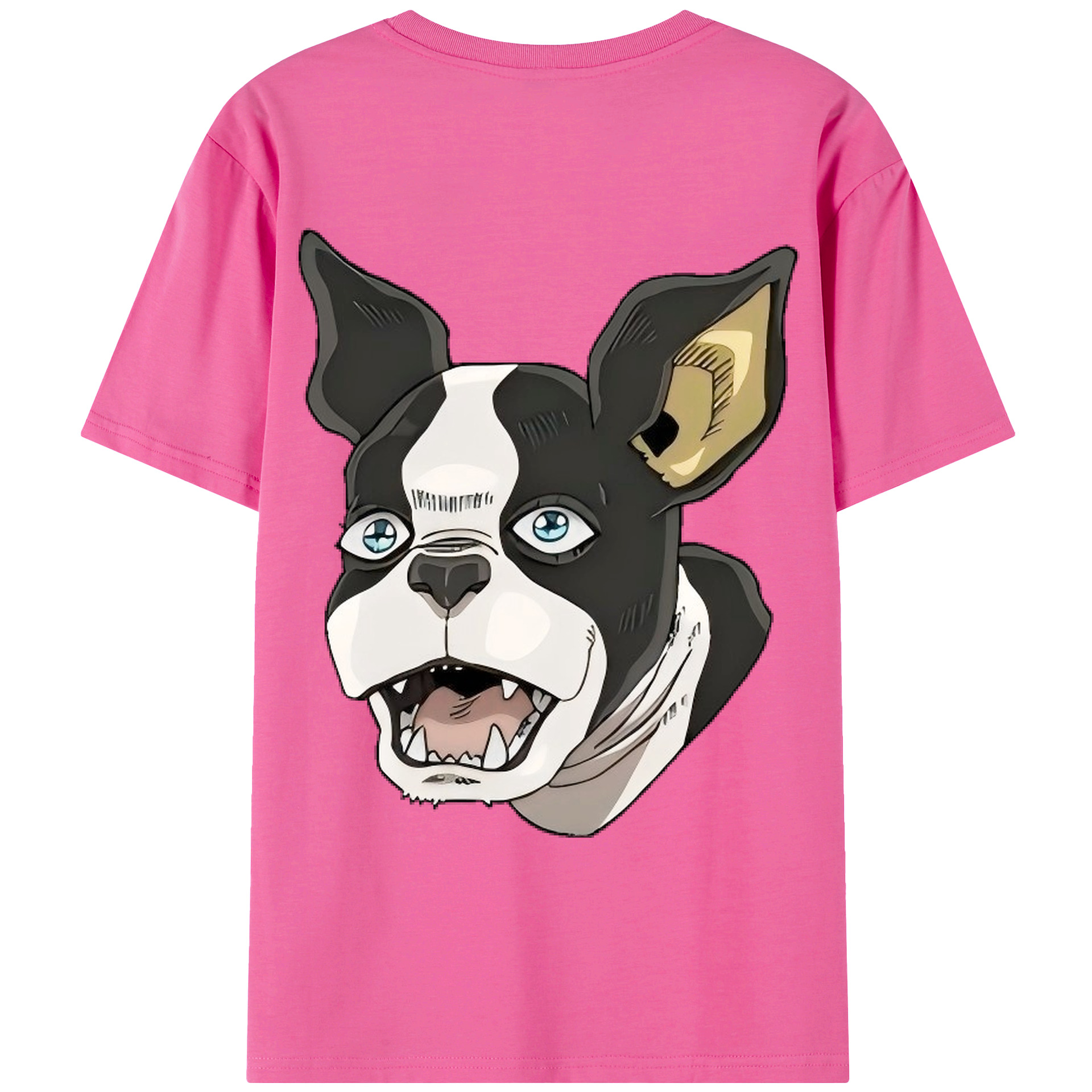 （画像用） ジョジョの奇妙な冒険 イギー JoJo's Bizarre Adventure Iggy レディース半袖Tシャツ(バックプリント)